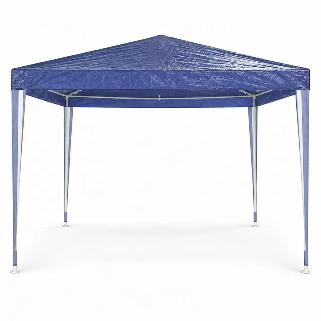 Main image of 10 Outdoor Garden Gazebo Wedding Party Tent Canopy Marquee Without Sidewalls, White Blue, Metal