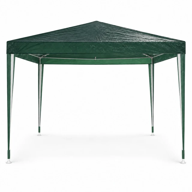 Main image of 10 Outdoor Garden Gazebo Wedding Party Tent Canopy Marquee Without Sidewalls, White Green, Metal