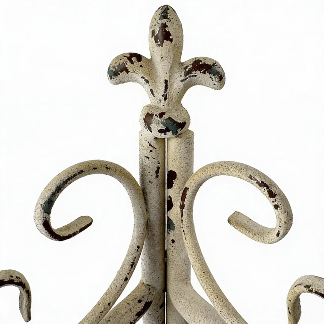 Alt view image 7 of 7 - Sungmor Inchby 28.34 Inch Iron Garden Fence, Pretty Decorative Fence Pannels Outdoor Yard Landscape Pathway Border