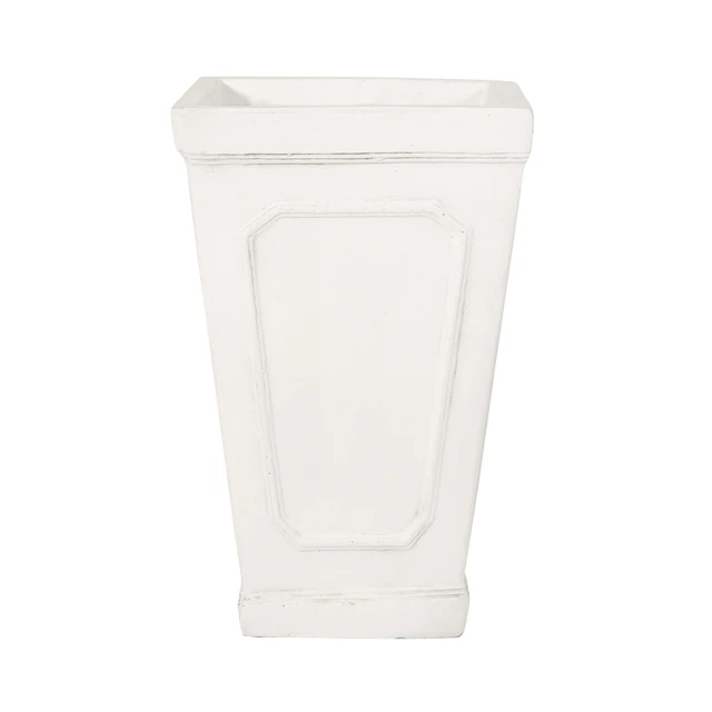 Alt view image 2 of 7 - Planter, Antique White, Magnesium Oxide, Garden Pots Planters