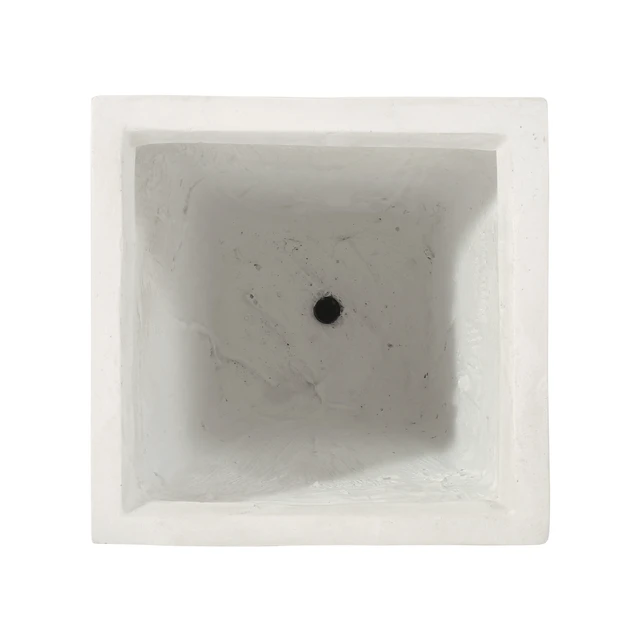 Alt view image 7 of 7 - Planter, Antique White, Magnesium Oxide, Garden Pots Planters
