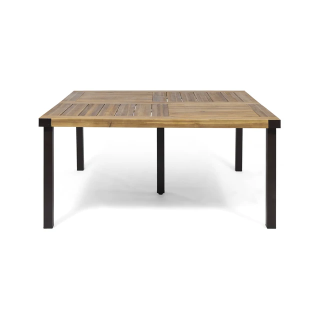 Alt view image 2 of 7 - Lankershim 64, Teak, Wood, Outdoor Tables