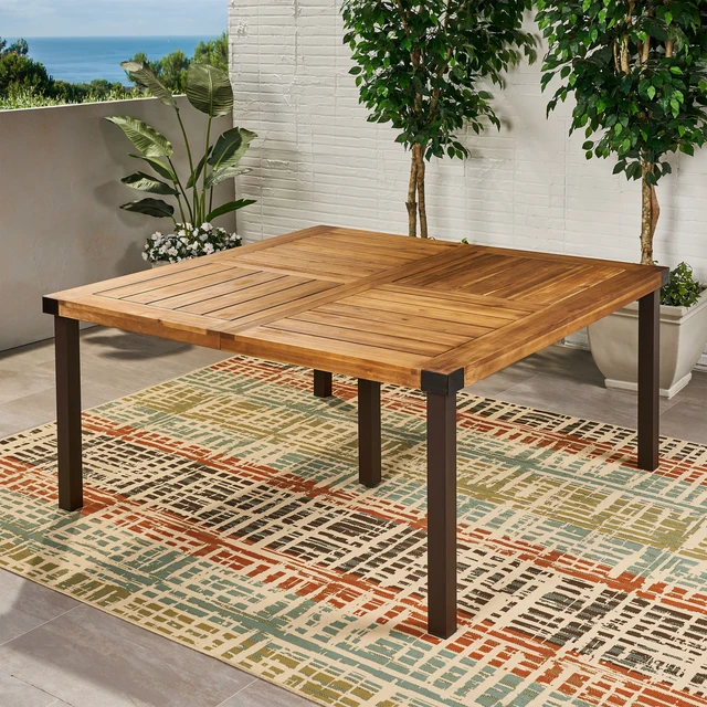 Alt view image 3 of 7 - Lankershim 64, Teak, Wood, Outdoor Tables