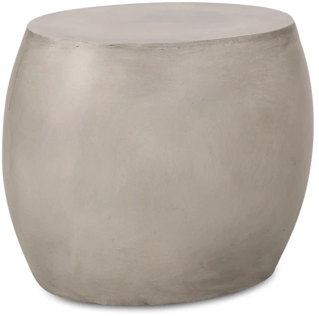 Alt view image 5 of 7 - Outdoor Weight Side Table, Light Grey, Magnesium Oxide