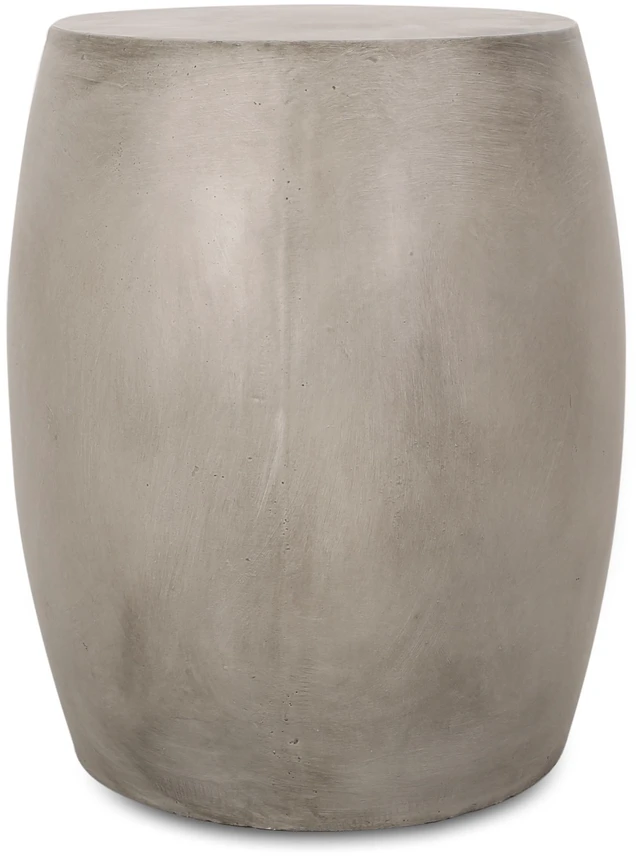 Alt view image 7 of 7 - Outdoor Weight Side Table, Light Grey, Magnesium Oxide