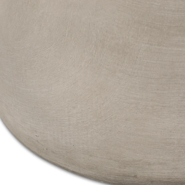 Alt view image 7 of 7 - Outdoor Weight Side Table, Light Grey, Magnesium Oxide