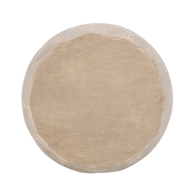 Alt view image 5 of 7 - Outdoor Weight Side Table, End Table, Natural, Magnesium Oxide