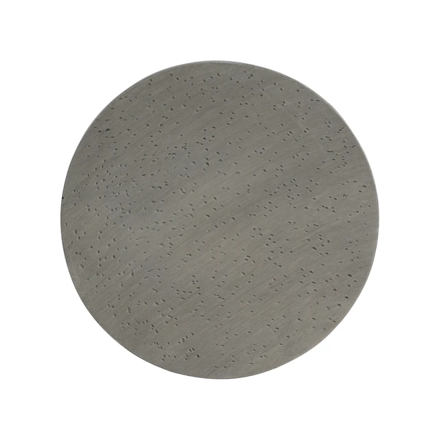 Alt view image 4 of 7 - Outdoor Weight Side Table, Concrete Finish, Light Gray, Concrete