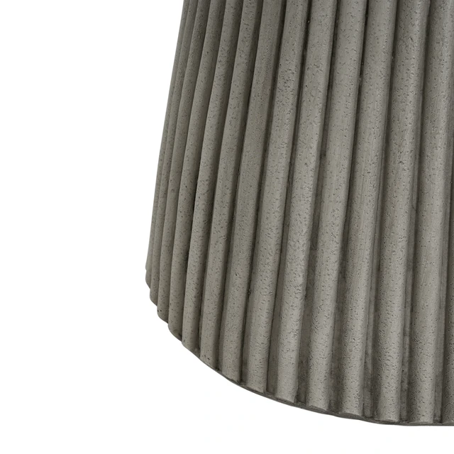 Alt view image 7 of 7 - Outdoor Weight Side Table, Concrete Finish, Light Gray, Concrete