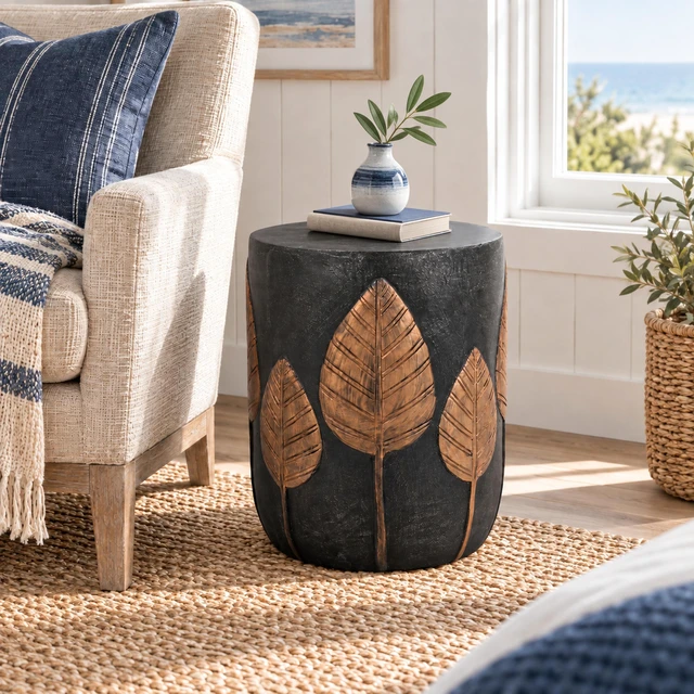 Main image of Outdoor Weight Side Table, Copper, Magnesium Oxide