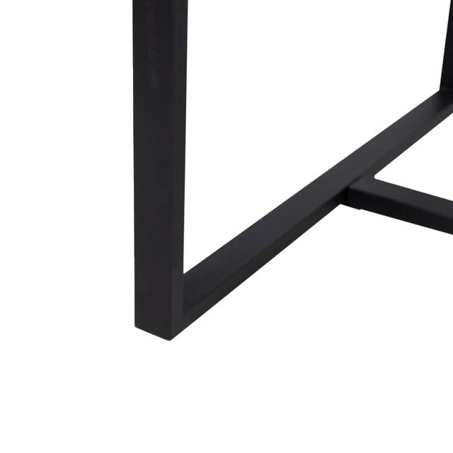 Alt view image 7 of 7 - Bar Table, Teak Black, Wood and Metal, Outdoor Tables