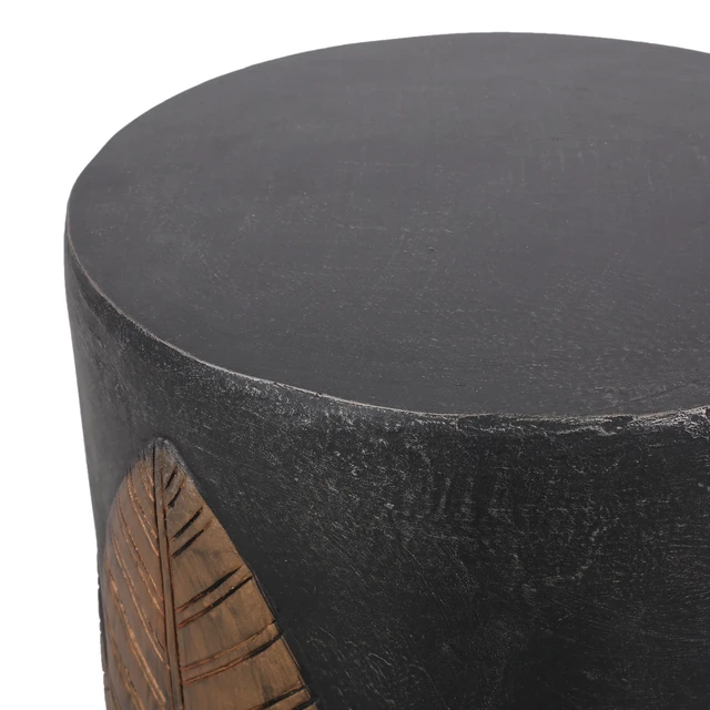 Alt view image 7 of 7 - Outdoor Weight Side Table, Copper, Magnesium Oxide