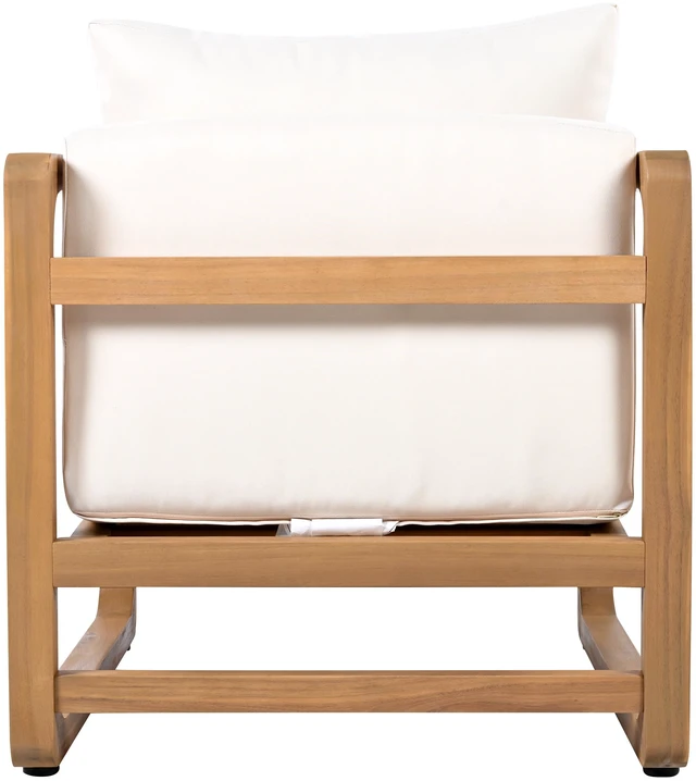 Alt view image 5 of 7 - Outdoor Set Club Chairs Slat Side Table, Acacia Wood, Patio Furniture Sets