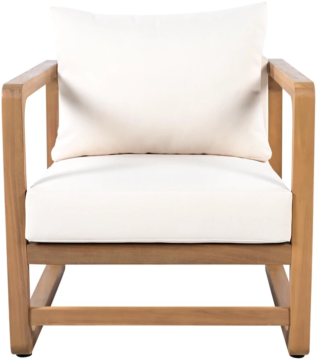 Alt view image 6 of 7 - Outdoor Set Club Chairs Slat Side Table, Acacia Wood, Patio Furniture Sets