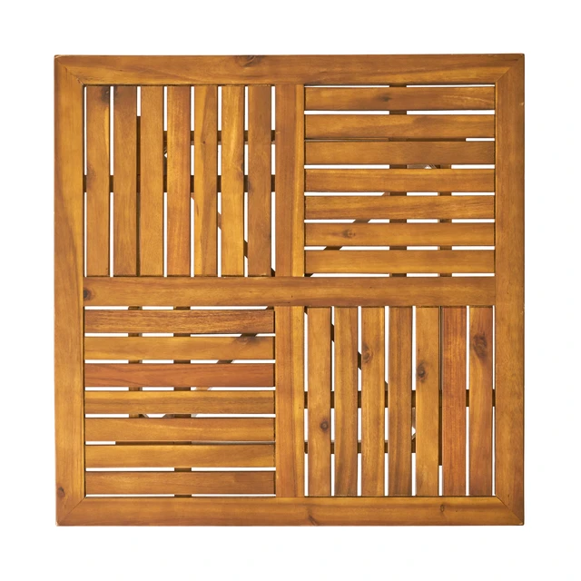 Alt view image 7 of 7 - Outdoor 5 Pieces Dining Set, Teak, Acacia Wood, Patio Furniture Sets