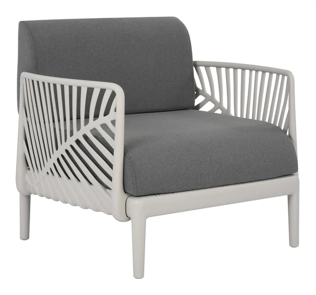 Main image of Modular Patio Armchair, Grey, Plastic, Patio Seating