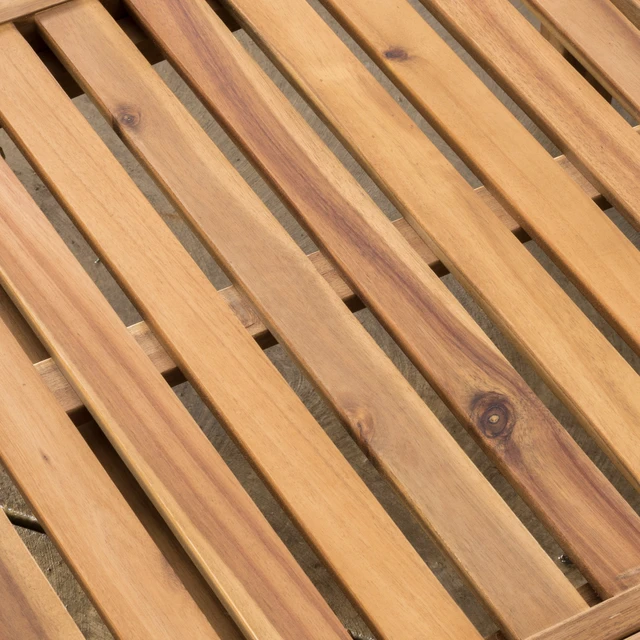 Alt view image 3 of 7 - Chaise Lounge Cushion, Teak, Fabric, Patio Seating