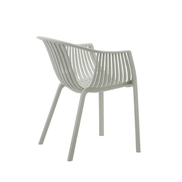 Alt view image 3 of 6 - Patio 2pk Chair, Grey, Plastic, Patio Seating