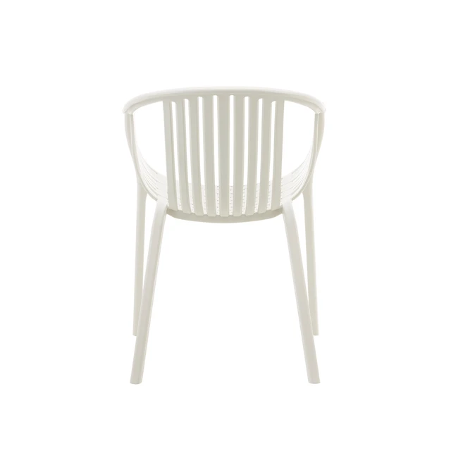 Alt view image 5 of 7 - Patio 2pk Chair, Cream, Plastic, Patio Seating