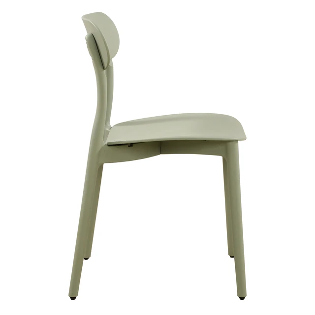 Alt view image 4 of 7 - Patio Stalking Chair Set, Green, Plastic, Patio Seating