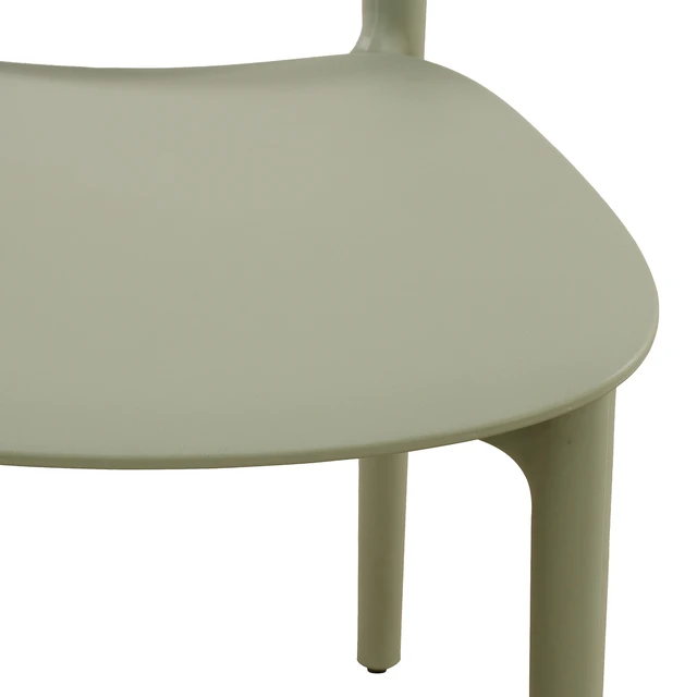 Alt view image 5 of 7 - Patio Stalking Chair Set, Green, Plastic, Patio Seating