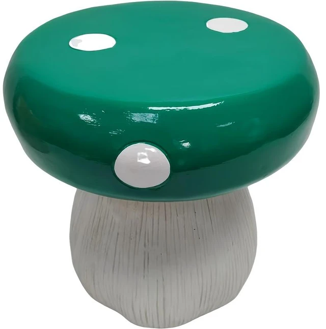 Main image of Mushroom Model Statue Stool, Outdoor Garden Resin Stool 13.8 Inch Forest Base Mushroom Model Courtyard Lawn Courtyard