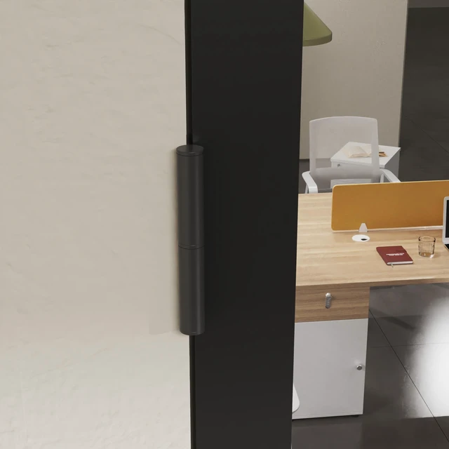Alt view image 6 of 7 - Clear Glass Interior Door Slab, Inchx 80 Inch Slab Door for Closet Certified Tempered Glass Long Lasting Aluminum Frame
