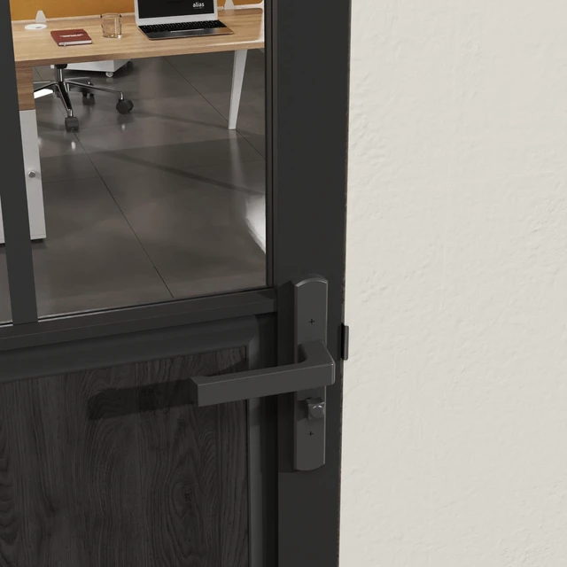 Alt view image 5 of 7 - French Interior Door Slab, Inchx 80 Inch Slab Door for Closet Certified Tempered Glass with MDF Panle Long Lasting