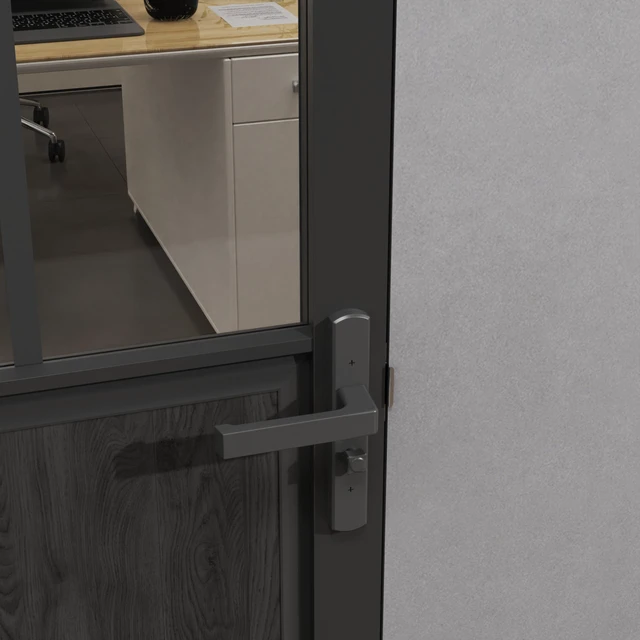 Alt view image 6 of 7 - French Interior Door Slab, Inchx 80 Inch Slab Door for Closet Certified Tempered Glass with MDF Panle Long Lasting