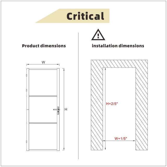 Alt view image 3 of 7 - 3 Panel Clear Glass Interior Door Slab, Inchx 80 Inch Slab Door for French Closet Certified Tempered Glass Long Lasting
