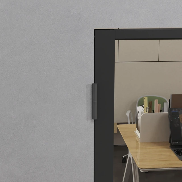 Alt view image 6 of 7 - French Interior Door Slab, Inchx 80 Inch Slab Door for Closet Certified Tempered Glass with MDF Panle Long Lasting