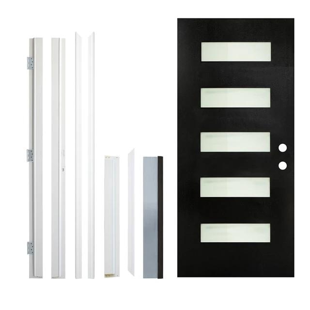 Alt view image 3 of 5 - Inchx 80 Inch Fiberglass Entry Door Frame, Left Hand Inswing 4 Fiberglass Door Jambs Frames Are Not Sold Separately