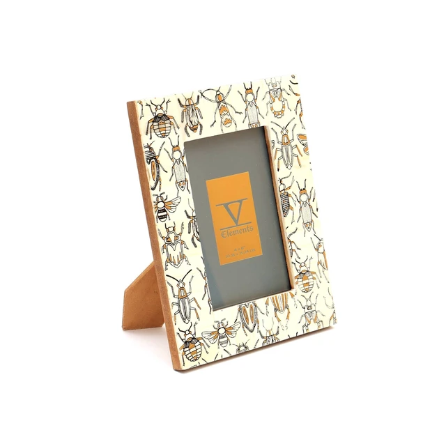 Alt view image 2 of 5 - Decorative Bone Table Top Photo Frame Picture Frame 4, White