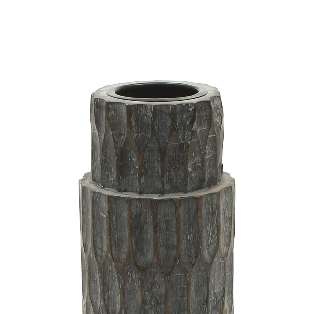 Alt view image 4 of 5 - Elegent Wooden Centerpiece Candle Holder 4 Candle Stand for Any Occasion, Walnut, Wood