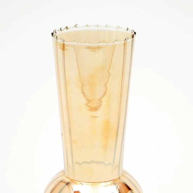 Alt view image 6 of 6 - Whimsy Whirlpool Small Vase 6.2 9.2 Inch Decorative Accent, Events Swirl Design for Floral Arrangements