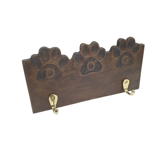 Alt view image 3 of 5 - Tail Tidy Leash Holder, Natural, Wood and Metal