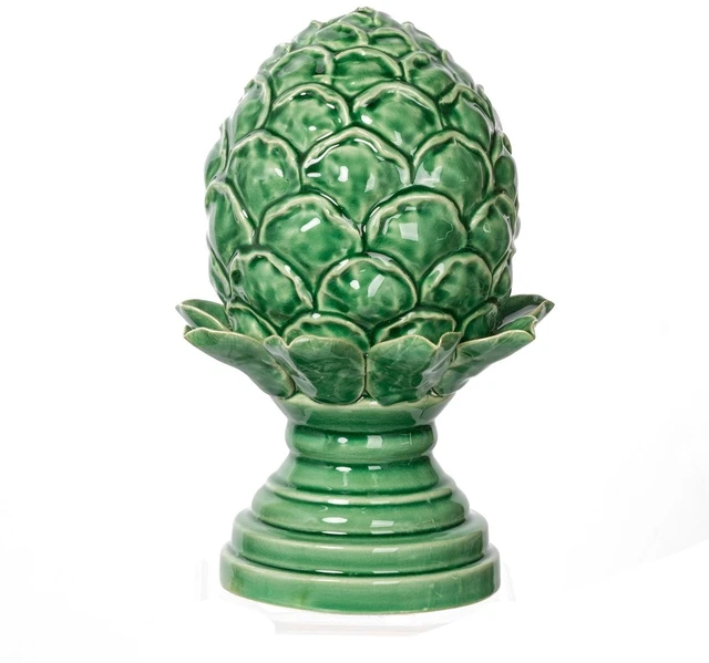 Main image of 6 6x9.5 Inch Helsa Artichoke Accent, Medium, Green, Ceramic