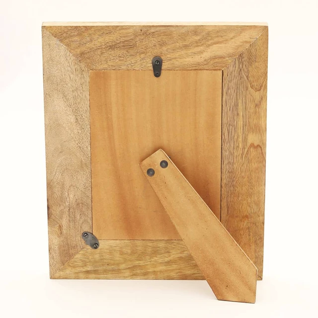 Alt view image 4 of 6 - Handmade Solid Resin Photo Frame Inchx Mango and Glass, Multi