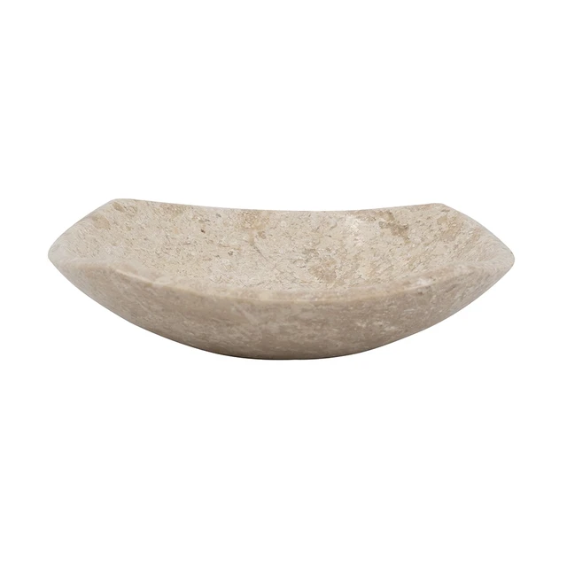 Alt view image 3 of 7 - 10 3 Inch Plate, Shallow Bowl, Beige, Marble