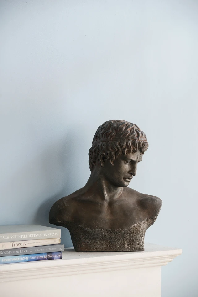 Alt view image 6 of 7 - 19 9x22.5 Inch Atticus Bust, Sculpture, Antique Brown, Magnesium Oxide
