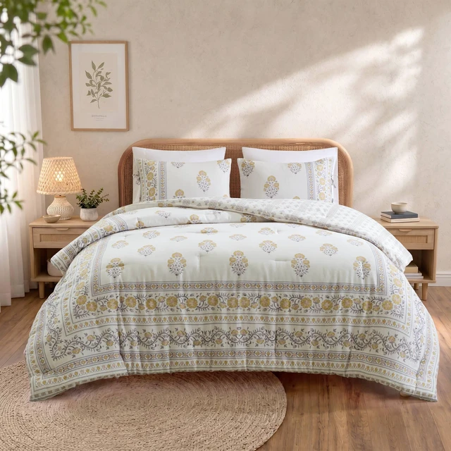 Main image of Full Queen Comforter Set, Multicolor, Polyester, Bedding Sets