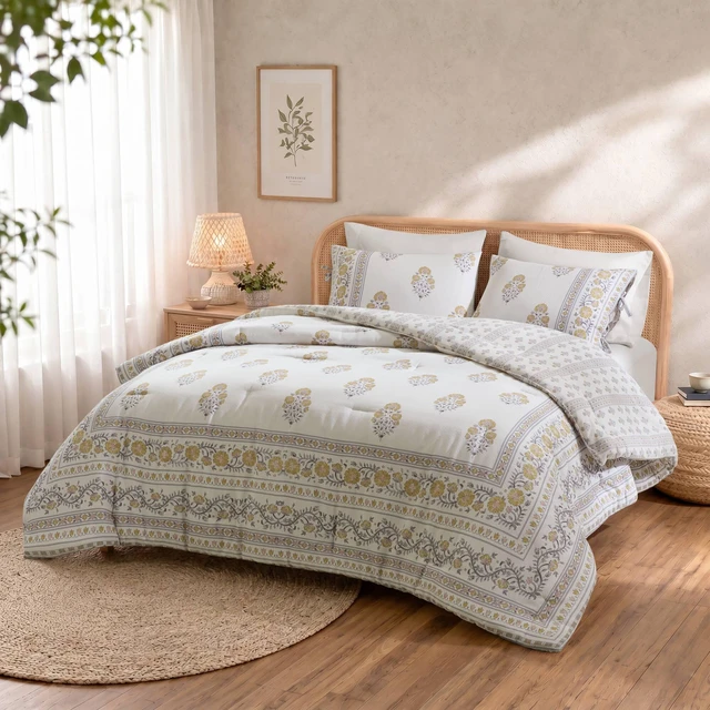 Main image of King Cal King Comforter Set, Multicolor, Polyester, Bedding Sets