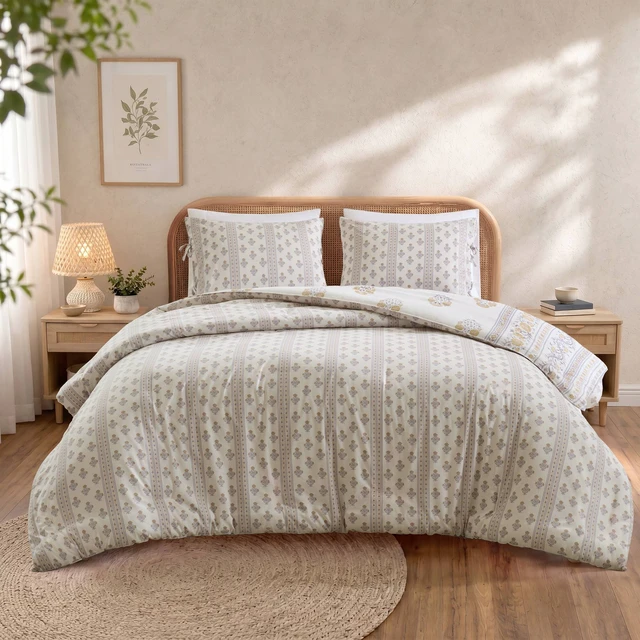 Alt view image 3 of 7 - Full Queen Duvet Set, Multicolor, Polyester, Bedding Sets