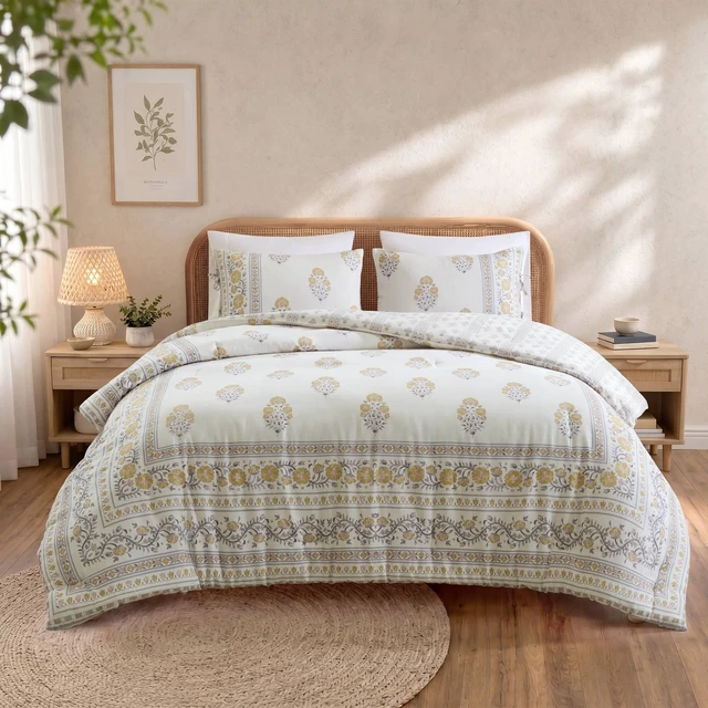 Main image of Full Queen Duvet Set, Multicolor, Polyester, Bedding Sets
