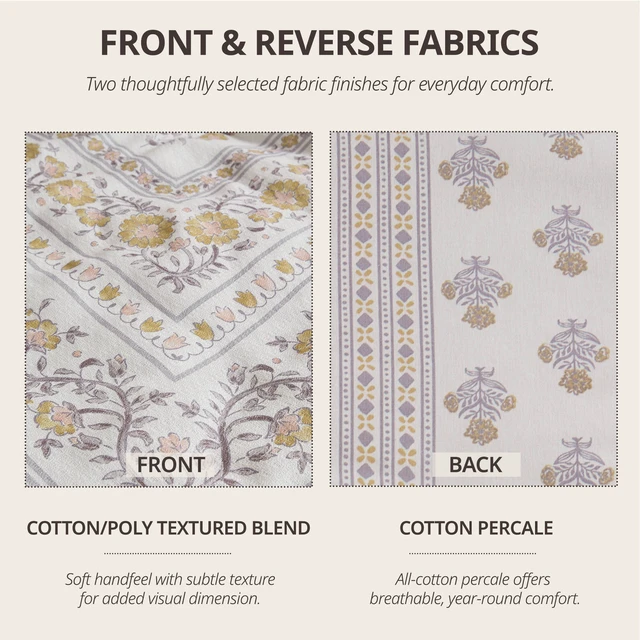 Alt view image 4 of 7 - King Cal King Duvet Set, Multicolor, Polyester, Bedding Sets