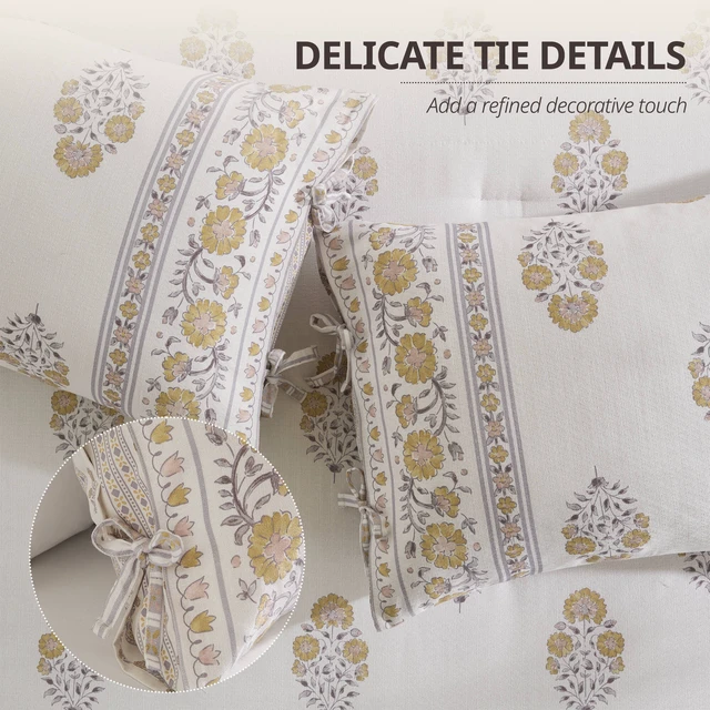 Alt view image 6 of 7 - King Cal King Duvet Set, Multicolor, Polyester, Bedding Sets