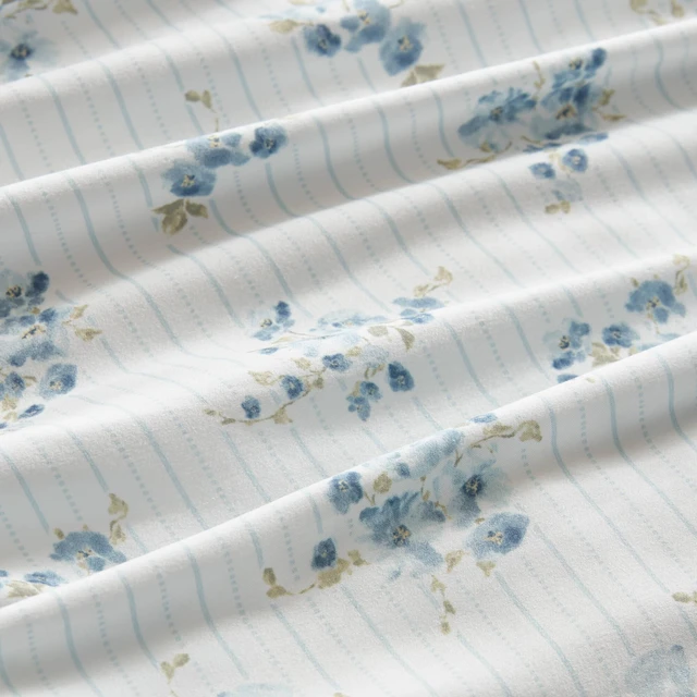 Alt view image 7 of 7 - Full Queen Comforter Set, Blue, Microfiber, Bedding Sets
