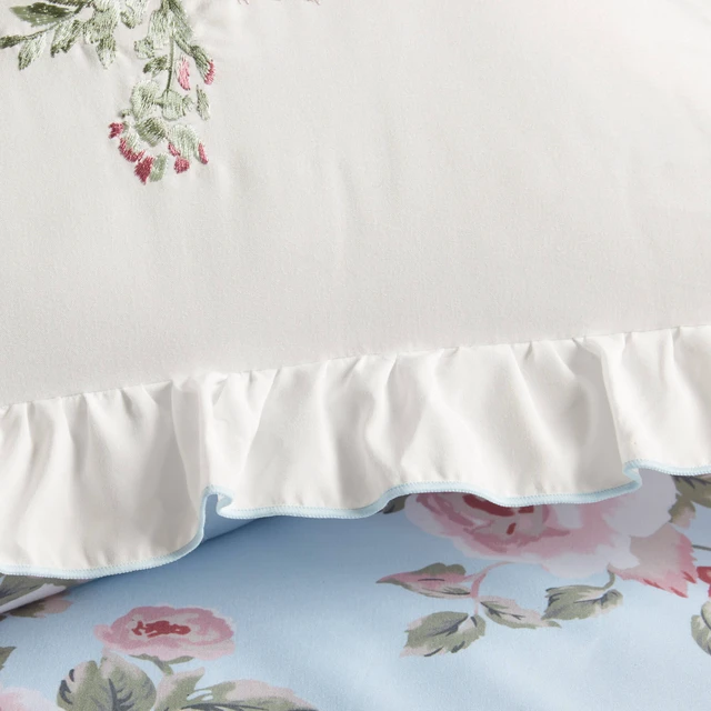Alt view image 3 of 7 - Full Queen Comforter Set, Blue Multi, Microfiber, Bedding Sets