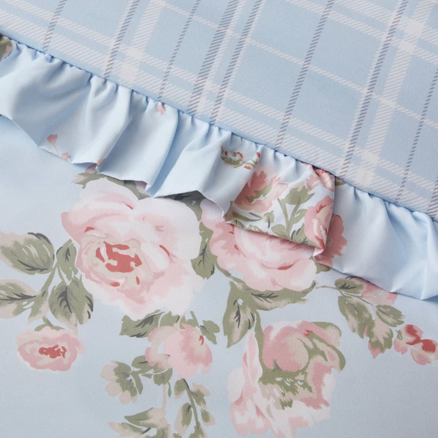Alt view image 7 of 7 - Full Queen Comforter Set, Blue Multi, Microfiber, Bedding Sets