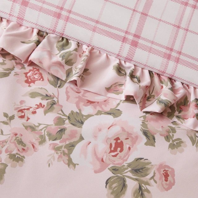 Alt view image 5 of 7 - Full Queen Comforter Set, Multicolor Pink, Microfiber, Bedding Sets